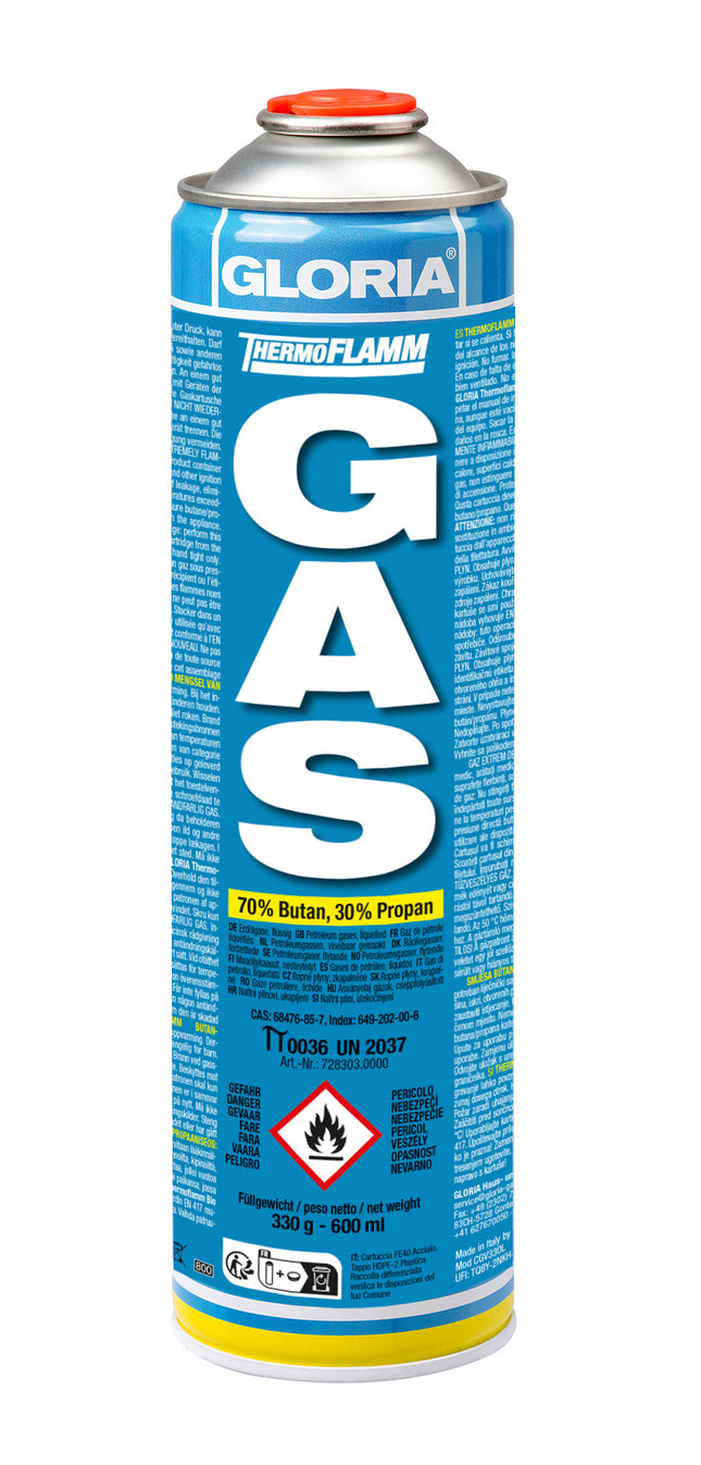 Thermoflamm Gaskartusche - Universalgas mit 30 % längerer Brenndauer