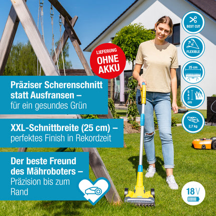 FineCut 18V – Rasen- und Kantenschneider ohne BOSCH Akku (optional erhältlich)