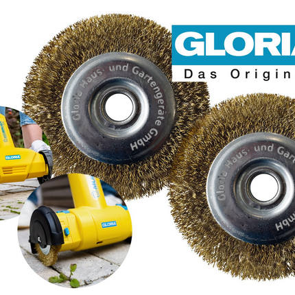 Lot de 2 brosses à joints en fil d’acier – Accessoire pour MultiBrush et WeedBrush