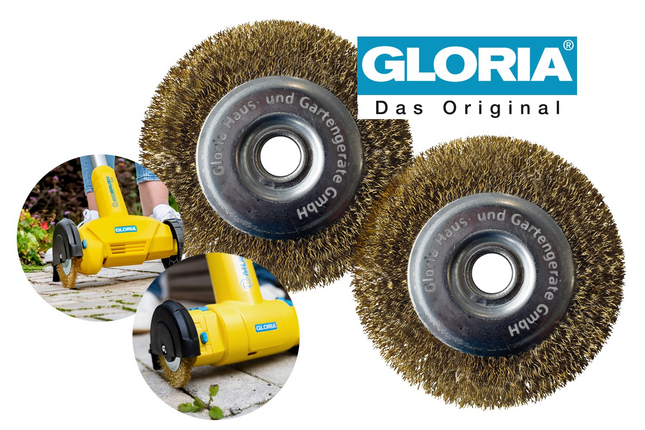 Lot de 2 brosses à joints en fil d’acier – Accessoire pour MultiBrush et WeedBrush