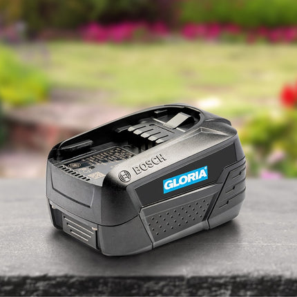 BOSCH 18V Akku 4.0 Ah – Extra Power für längere Laufzeit bei allen GLORIA Akku-Geräten
