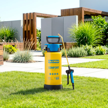 Gloria Comfort 500 Drucksprüher 5 Liter mit 1,8 m Schlauch für gartenpflege