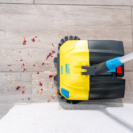 GLORIA Akku-Kehrmaschine EasySweep 18V – Multi-Kehrsystem für Indoor & Outdoor (inkl. BOSCH 18V Akku)