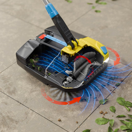 GLORIA Akku-Kehrmaschine EasySweep 18V – Multi-Kehrsystem für Indoor & Outdoor (inkl. BOSCH 18V Akku)
