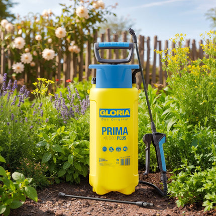 Gloria prima 500 PLUS Drucksprüher 5 Liter bei der Pflanzenpflege im Garten