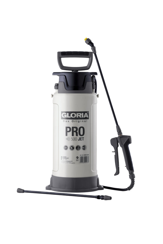 Gloria Pro 500 Jet Spezial-Drucksprühgerät 5 Liter für Öle und lösungsmittelfreie Medien