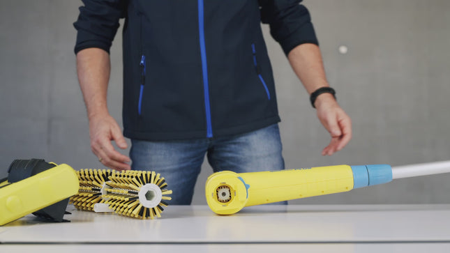 Kit d’élargissement MultiBrush XL avec brosse pour sols en bois et terrasses