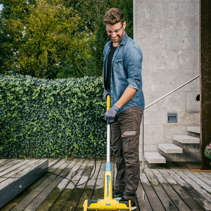 Kit d’élargissement MultiBrush XL avec brosse pour sols en bois et terrasses