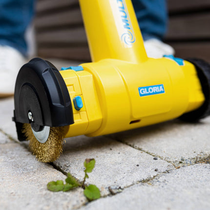 GLORIA MultiBrush speedcontrol 230 V – Brosse électrique multifonction pour terrasses, joints & bois
